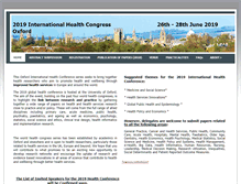 Tablet Screenshot of globalhealthcongress.org